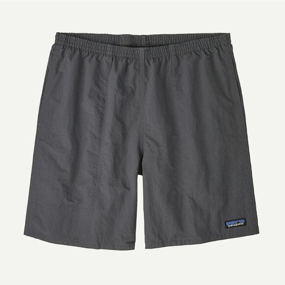 PATAGONIA Men's Baggies Longs 7" Size S In Forge Grey - Picture 1 of 12